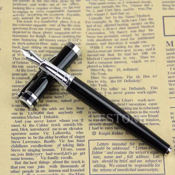 Профессиональная перьевая ручка BAOER 3035 черного цвета с кончиком среднего размера