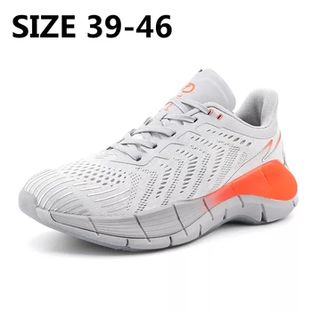 Профессиональные кроссовки Для бега, мужские Дышащие кроссовки для бега, Нескользящая обувь для ходьбы, Модная мужская обувь, Большие размеры 39-46