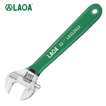 Разводной ключ LAOA Универсальный Гаечный ключ для ванной комнаты, Большая Открытая Нескользящая ручка, Инструменты для ремонта гаечных ключей большого размера