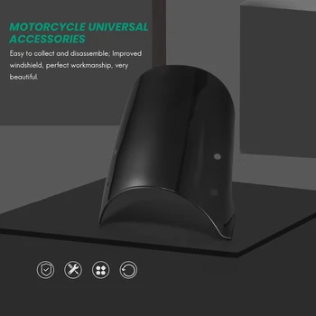 Регулируемый поток воздуха Универсальная мотоциклетная фара, ветровое стекло, Ветроотражатель, универсальные аксессуары для мотоциклов