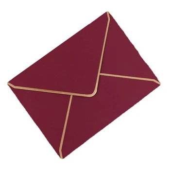 Ретро конверты конверт сплошной цвет бюджета конверт для 7 5 дюймов открытка письмо свадебное приглашение на вечеринку