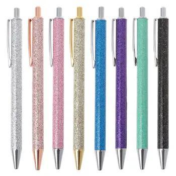 Роскошная металлическая шариковая ручка 1,0 мм с блестящими масляными ручками Канцелярские принадлежности Sch