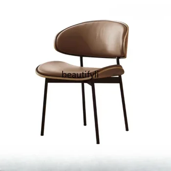Роскошное обеденное кресло Nordic Light, кресло для переговоров в бревенчатой домашней кофейне