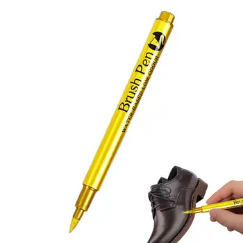 Ручки для рисования Серебряный маркер с двойным наконечником Золотая ручка для рисования яркими красками для художественной росписи стекла для обуви