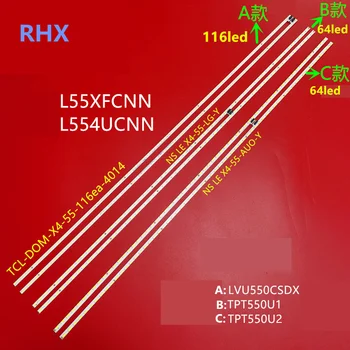 Светодиодная подсветка для световой панели L554UCNN/CMN LBM550M3202-CK/CL-1 67-X455HS-0HA 100% новая