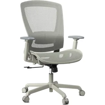 Сетчатое офисное кресло, компьютерное игровое кресло на колесиках, прочное рабочее кресло с регулируемой поясничной поддержкой и подлокотниками, мебель для кресел