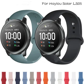 Силиконовый Ремешок Для Xiaomi IMILAB KW66 Smart Watch Band Спортивный Браслет Для Haylou Solar LS05/RT LS05S/LS02 Realme Watch 2 Pro S
