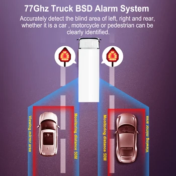 Система точечного мониторинга радар на миллиметровой частоте 77 ГГц Универсальная система обнаружения слепых зон автомобиля для радара парковки грузовика