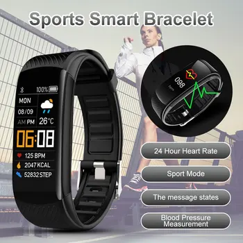 Смарт-часы Мужские женские спортивные смарт-часы Фитнес-трекер Часы для Android iOS Пульсометр Электронные часы Водонепроницаемые