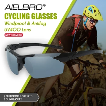 Солнцезащитные очки AIELBRO для мужчин, велосипедные очки, фирменный дизайн, Спорт на открытом воздухе, роскошь, Винтаж, Новые Велосипедные солнцезащитные очки, Велосипедные очки