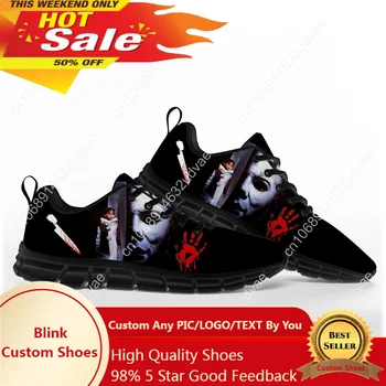 Спортивная обувь Майкла Майерса на Хэллоуин, мужская Женская Обувь для подростков, детские кроссовки, повседневная высококачественная обувь для пары на заказ