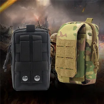 Тактический чехол Molle, военная поясная сумка, уличная мужская сумка для инструментов EDC, жилет, кошелек, чехол для мобильного телефона, охотничья компактная сумка Оксфорд
