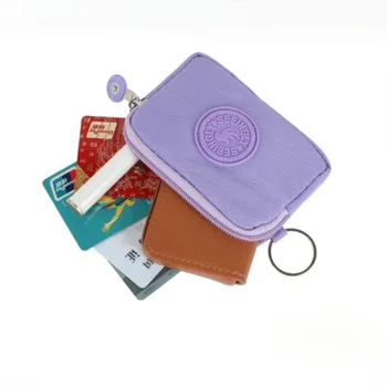 Твердые холщовые сумки Coloe для монет, кошелек, Удостоверение личности, Кредитная карта, Ключи, сумки-органайзеры, фиолетовый, Желтый, Черный, маленький водонепроницаемый квадратный мешочек