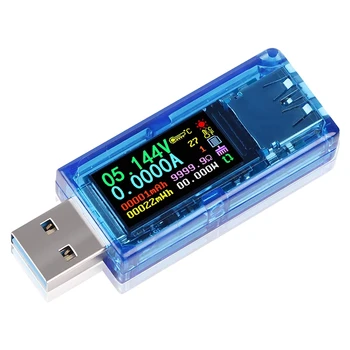 Тестер USB 3.0, мультиметр 3,7-30 В 0-4A, USB-тестер напряжения, USB Цифровой измеритель тока и напряжения, вольтметр