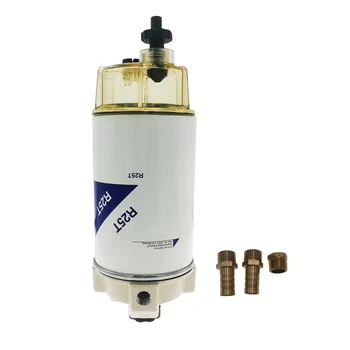 Топливный фильтр R25T Отжимной Топливный фильтр/Морской сепаратор воды Заменяет Racor 320R-Rac-01 20386081 2044633 FS19778
