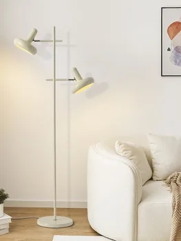 Торшер в кремовом стиле, Скандинавский Простой Современный диван для гостиной, Креативное двуглавое украшение спальни, кабинета, Окружающий свет