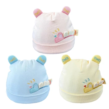 Универсальная детская шапочка с медвежьими ушками, стильная детская шапочка, обязательный аксессуар для новых родителей