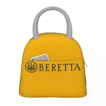 Фирменный пакет для ланча с логотипом Berettas для школьной еды Портативный термоохладитель Bento Box