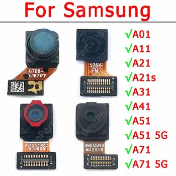 Фронтальная Камера Для Samsung Galaxy A51 A71 5G A01 A11 A21 A21s A31 A41 Модуль Фронтальной Селфи-Камеры Small Flex Запасные Части