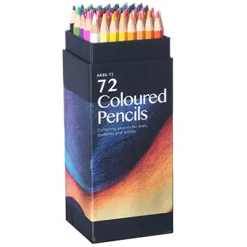 Цветные карандаши для раскрашивания взрослых Профессиональные яркие карандаши художников Идеально подходящие для раскрашивания рисования эскизов растушевки смешивания