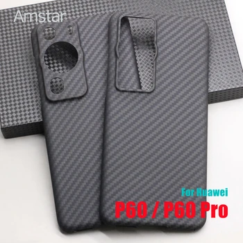 Чехол для телефона Amstar из Чистого Углеродного Волокна для Huawei P60 Pro Premium Ultra-thin Anti-drop Business Из Арамидного Волокна P60 Cases Cover
