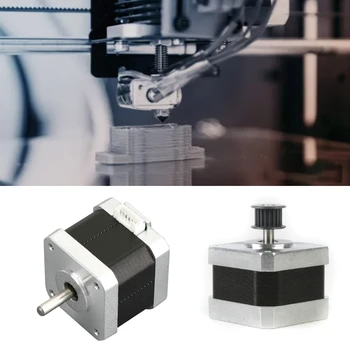 Шаговый двигатель 3D-принтера 42-34 1,8 Градуса 0,4 НМ 42-34 Шаговый Двигатель для Ender-3 X Y Z-Axis CR10 Z-Axis 3D-принтер