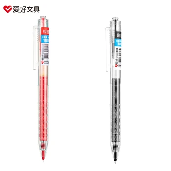 Шариковая ручка с чернилами, прямая жидко-гелевая ручка, жидкая шариковая ручка с шариковыми чернилами 0,5 мм, гелевая быстросохнущая ручка для письма