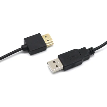 Штекер HDMI 1.4-USB 2.0, разъем адаптера, зарядное устройство, кабель-конвертер
