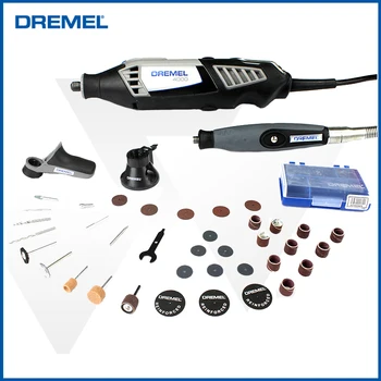 Электрическая шлифовальная машина Dremel 4000 3/36, набор высокопроизводительных вращающихся инструментов, 3 Насадки, 36 Аксессуаров для шлифовки, резки, полировки